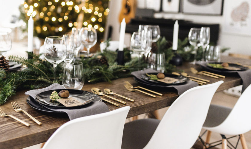 Dinner setup